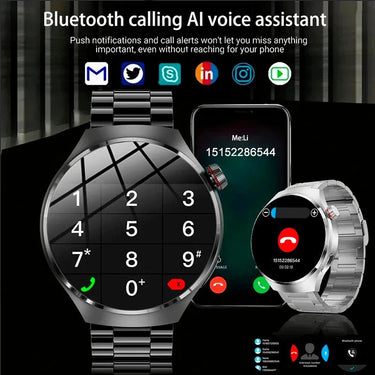 2025 Smart Watch - NFC, GPS, IP68 Waterproof - InspiredGrabs.com